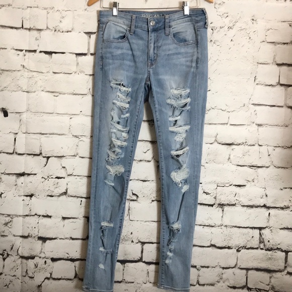 American Eagle Outfitters Denim - American Eagle Distressed/Destroyed Jegging
